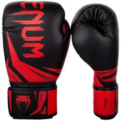 Luvas kick boxing Venum challenger 3.0 preto/vermelho