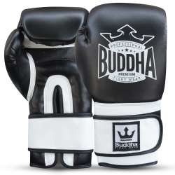 Luvas de boxe Buddha top fight black white
