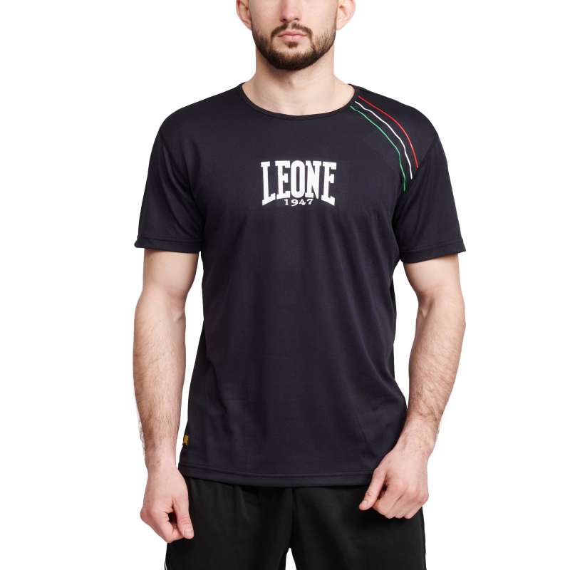 T-shirt flag Leone abx806 preta