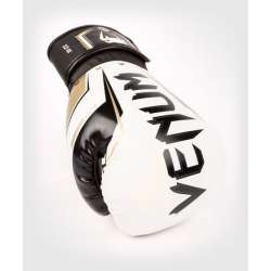 Luvas boxe Venum elite evo ouro branco (1)