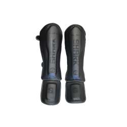 Caneleiras de muay thai Shark victory (cinzeta)