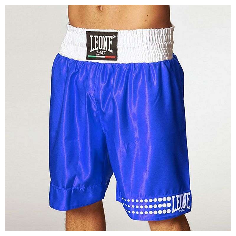 Calças de boxe Leone AB737 (azul)