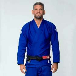 Quimono BJJ Kingz the one + faixa branco (azul)