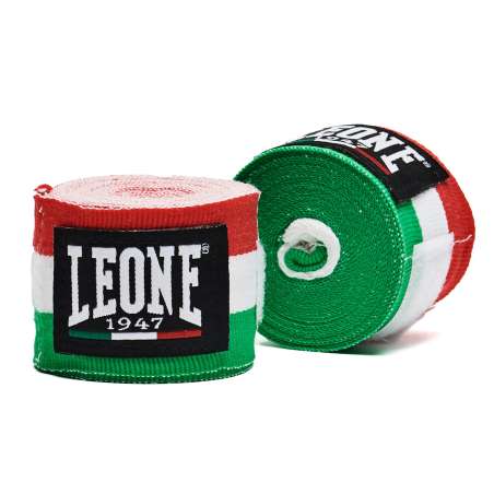 Ligaduras de boxe Leone tricolores