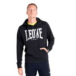 Sweatshirt básica com logótipo grande Leone (preto)