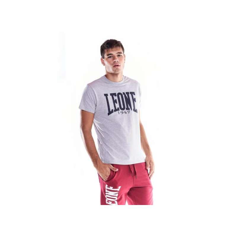 T-shirt basic Leone para homem (cinzento)