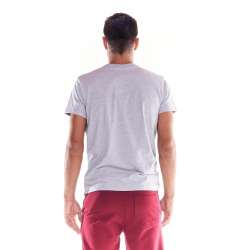 T-shirt basic Leone para homem (cinzento) 2