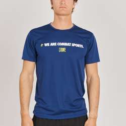 T-shirt Leone1947 logo wacs ABX131 (azul)