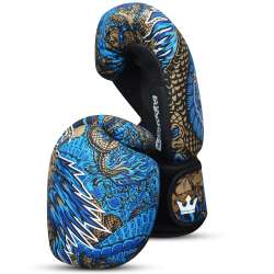 Luvas de boxe Buddha fantasy dragon (azul) 2