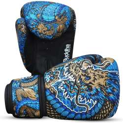 Luvas de boxe Buddha fantasy dragon (azul) 5