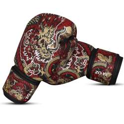 Luvas kick boxing fantasy dragon (vermelho) 3