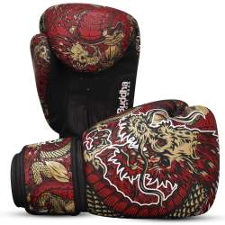 Luvas kick boxing fantasy dragon (vermelho) 5