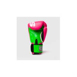 Luvas boxe Shark boxing polaris (rosa/verde) 1