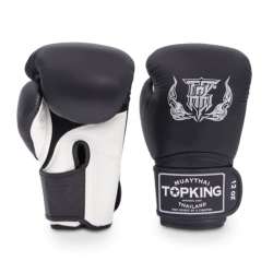 Luvas kick boxing TopKing super air (preto/branco)