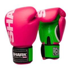 Luvas boxe Shark boxing polaris (rosa/verde)
