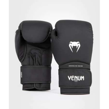 Luvas de boxe Venum contender 1.5 (preto/branco)