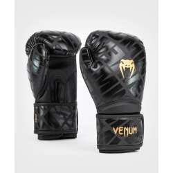 Luvas kick boxing Venum contender 1.5 (preto/dourado) 1