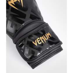 Luvas kick boxing Venum contender 1.5 (preto/dourado) 2