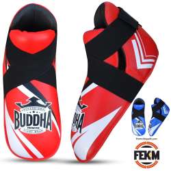 Botas de competição Buddha fighter (vermelho)
