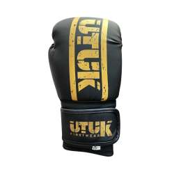 Luvas de boxe Utuk para crianças (preto/dourado)