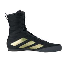 Sapatilhas de boxe Adidas box hog 4 preto/dourado 1