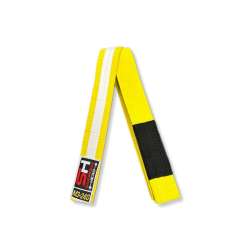 Faixa infantil de Jiu-Jitsu amarelo/branco SH