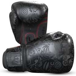 Luvas de boxe Buddha mexican preto mate 1