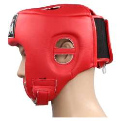 Capacete de boxe Buda Tailândia vermelho 3