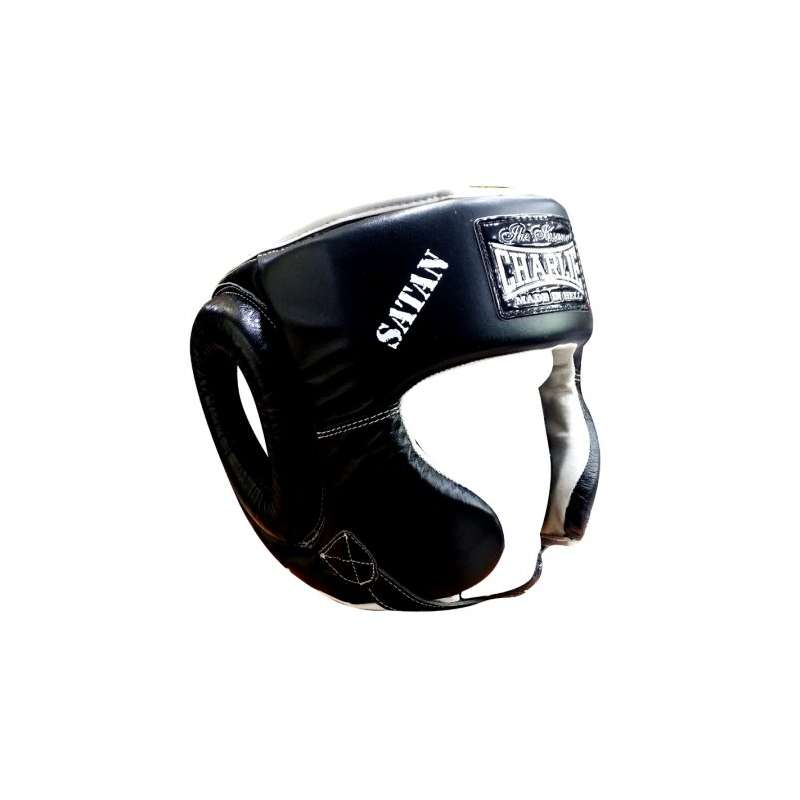Capacete de boxe Charlie satan preto Capacete de boxe Charlie satan preto