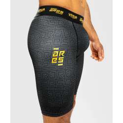 Calções de compressão Venum ares 2.0 preto dourado 1