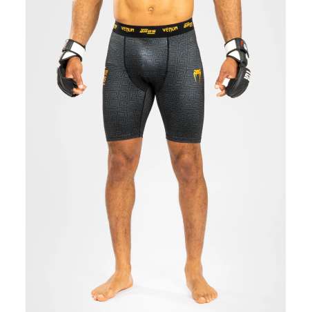 Calções de compressão Venum ares 2.0 preto dourado