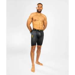 Calções de compressão Venum ares 2.0 preto dourado 2