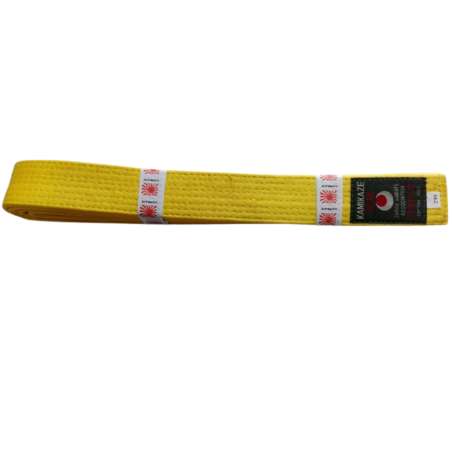 Cinto de karaté Kamikaze amarelo 1