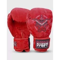 Luvas Buddha Army vermelhas de boxe