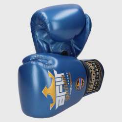 Luvas de boxe Buddha spectrum metallic thailand azul