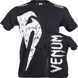 Camiseta Venum Giant  negro/negro mate