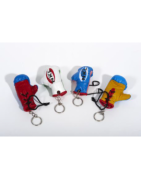 Luvas de carro e luvas de chaveiro